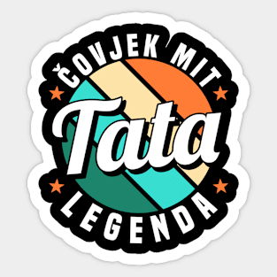 Serbia Father Otac Srpski Tata Balkan Papa Srbija Pop Sticker